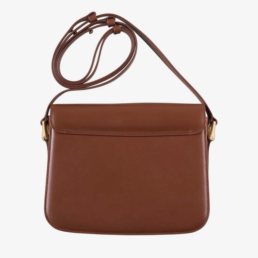 A.P.C. Large Grace Bag in Brown - Picture 6 of 10